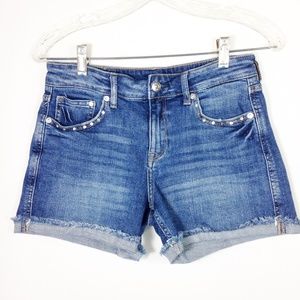H&M Relaxed Shorts Denim Low Rise Size 6